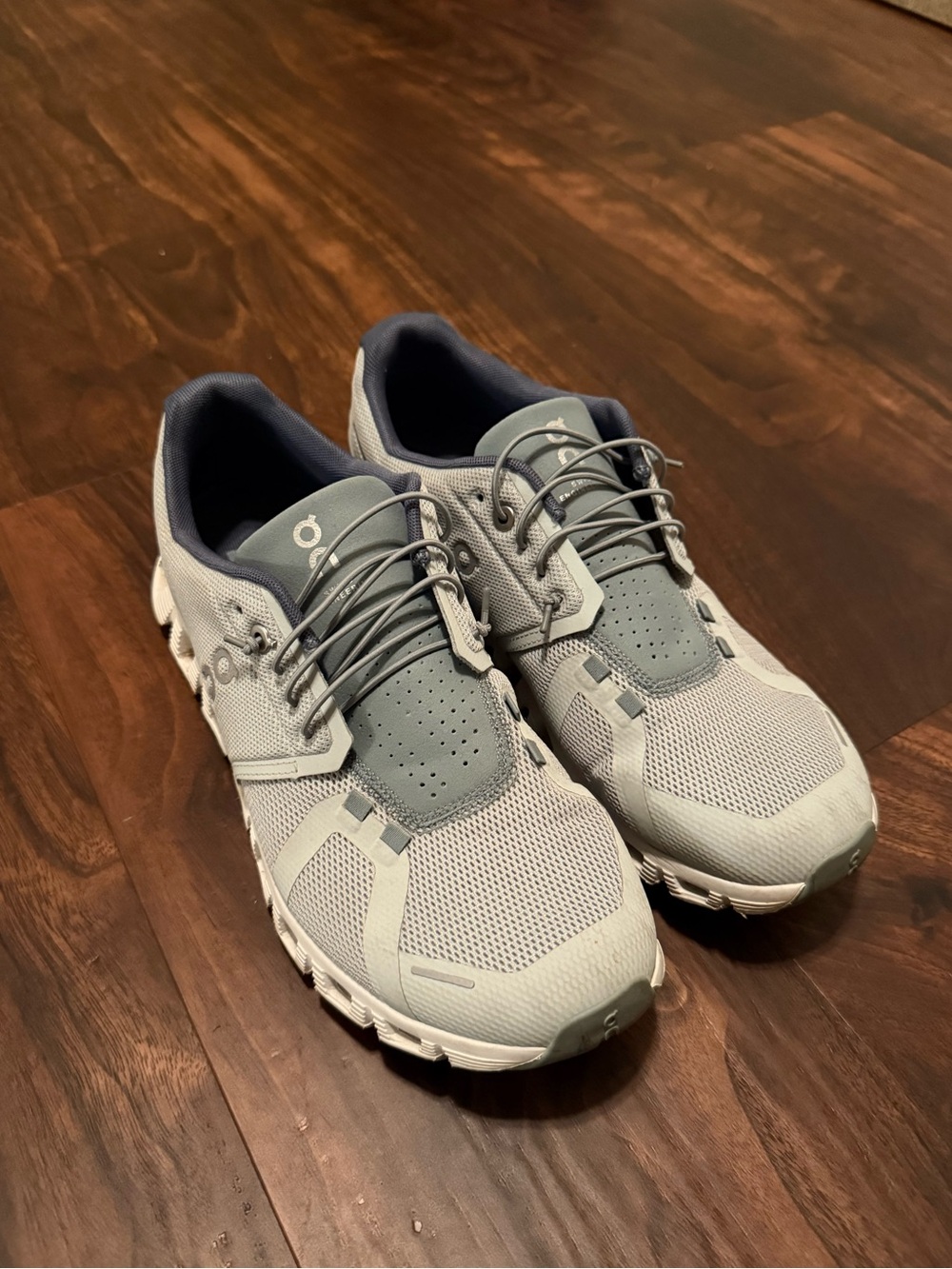 On Cloud Running Women’s Athletic Sneakers in Light Blue